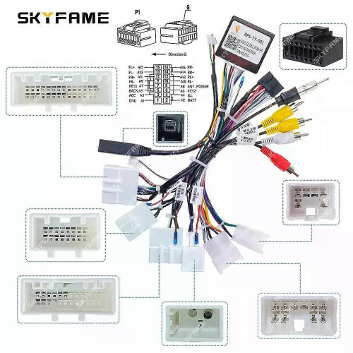 Simplesoft Car Wiring Harness Adapter Canbus Box Decoder Android Radio Power Cable For Toyota Series 1