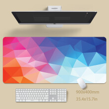 (2,4G LED Schwarz) Minimalistische große Schreibtischunterlagen, große Computer-Mauspads, Gaming-Mauspads,