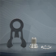 Fiets Carbon Catcher Crab Clamp Balhoofdbuis Bevestigingsgesp + TC4 Titanium Schroeven voor  Vouwfiets Fietsonderdelen