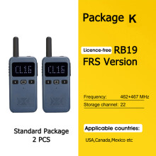 (Paket K) Walkie-Talkie Mini Retevis USB Typ C Telefon RB619 PMR 446 Funkgeräte, 2 Stück, Zweiwege