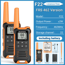(FRS add BAT-O)F22 FRS PMR Walkie-Talkie Kinder 2 Stück Kinderfunkgeräte Walkie-Talkies für Kinder,