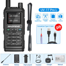 (BK Add H-48CM)UV-17 Pro Langstrecken-Walkie-Talkie Tri-Band-Funkgerät mit drahtloser Frequenzkopie