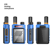 (USB-Stecker – BLAU) 2 Stück Mini-Walkie-Talkies, tragbare Zwei-Wege-Funkgeräte mit Frequenzkopierfunktion