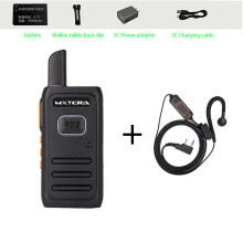 (1 Stück-Headset) Walkie-Talkie Mini Retevis USB Typ C Telefon MXT-300PMR FRRadio Walkie-Talkies Zwei-Wege
