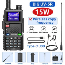 (H-771 hinzufügen) UV 5RH 10W Funkgerät für Flugfunk mit großer Reichweite, drahtloser Frequenzkopie,