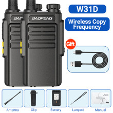 (USB-Stecker – Standard) GMSK Digitales Walkie-Talkie W31D mit Rauschunterdrückung, drahtloser Kopierfunktion,