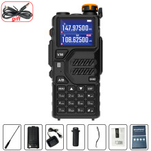 (Standard)UV K5 Plus Walkie-Talkie Tragbares AM/FM-Zweiwegfunkgerät Kommunikationsstation Amateurfunkgerät
