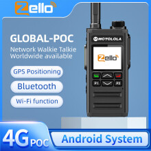 (USB-Stecker-Zello) Zello POC Funk-Funkgerät mit SIM-Kartenhalter, 4G, 3G, 2G, Android, Bluetooth