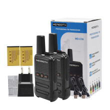 (Amerikanischer Stecker) MERODITH C56 Walkie-Talkie, 2 Sets Walkie-Talkies, USB-C-Telefon, tragbar