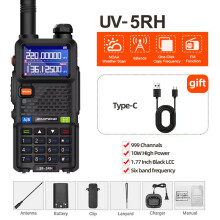 (UV-5RH) Walkie-Talkie UV5RH/Pro Max, 15 W, Sechsband-Funkreplikationsfrequenz, 999 Kanäle, USB-Transceiver,