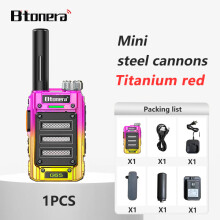 (1 Stück - rosa) G65 5W Walkie-Talkie, Langstrecken-Kommunikationsfunkgerät, professionelles Kommunikationsgerät