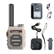 (KhakiVHF)wurui G63 Tragbares Mini-Walkie-Talkie-Scanner-Amateurfunkgerät Walkie-Talkies für die Jagd
