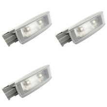3X Gray Car Interior Dome Lamp Reading Light for B6 B7 CC 5 MK5 6 MK6 7 Leon Alhambra