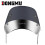 (Black)Motorcycle Windshield Electric Car Modified Headlight Glass Windshield Retro Front Headlight 2