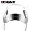 (Black)Motorcycle Windshield Electric Car Modified Headlight Glass Windshield Retro Front Headlight 3