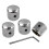 16Pcs Metal Volume Tone Dome Tone Guitar Speed Control Knobs with Screws 3