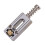 12 St Metallgitarrbro Sadelboll Rullsträng Tremolo Bridge Sadlar för Elgitarrbytesdelar, Silver 4