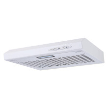 Igenix 60cm Visor Cooker Hood 72W, Energy Rating B, 212 m³/h Extraction, 3 Speeds, LED Light, Under Cabinet Kitchen Extractor Fan, White
