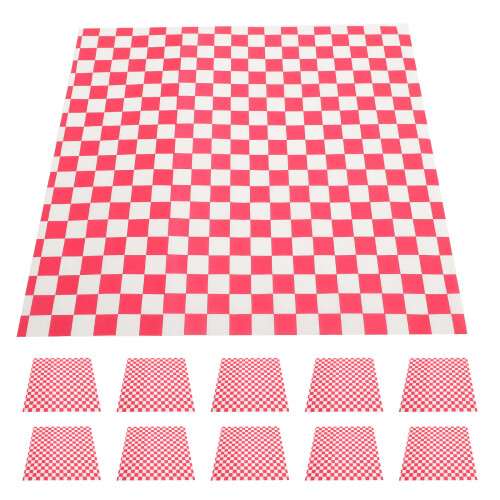 Papier Déli Rose Résistant Pour Gâteaux Sandwichs Frites 2