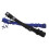 8Pcs Elastic Running Bib Belt with 6 Loops Adjustable Reflective Nylon 2