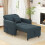 (Blue) YODOLLA Single Sofa Bed 3-in-1 Sleeper Chair Bed 1