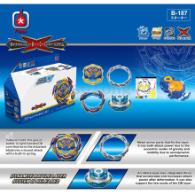 (Custom launcher)B-187 Spinning Tops Starter Savior Valkyrie.Sh-7 Booster with Rubber for Children Toys
