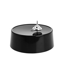 (Black)Spinning Top Electronic Perpetual Motion Rotating Magnetic Gyro Decoration Inception Gyro Desktop
