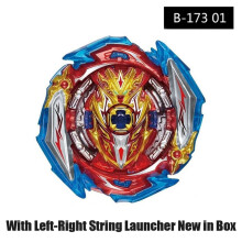 (Black)New Bayblade Burst Superking B-173-01 Infinite Achilles Dm' 1B Metal With L-R String Launcher