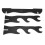 3X 3Tier Samurai Sword Katana Holder Stand Bracket Rack Display Black 7