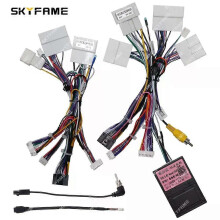 (Low High RZC)RAISE Car Wiring Harness Adapter Canbus Box Decoder Android Radio Power Cable For Renault
