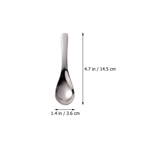 2Stk Kinderlöffel Silber Ergonomisch Babys Löffel Set 1