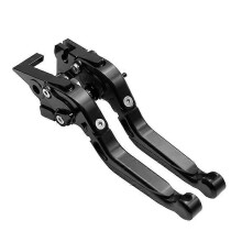 (Black Black Tone)Applicable To Apr125/Apr150 Modified New Folding Brake And Clutch Horn Accessories