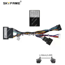 (Cable Canbus Box OD)Applies to Car 16pin Wiring Harness Adapter Canbus Box Decoder Android Radio Power