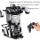 (Polizeiauto schwarz) 2-in-1 Elektrisches RC-Auto Transformationsroboter Ein-Tasten-Transformationsauto 3