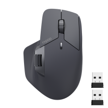 (400x900x2mm-WA00395 Kat. 12) Rapoo MT760L/MT760M Multi-Modus Wiederaufladbare kabellose Maus Ergonomisch