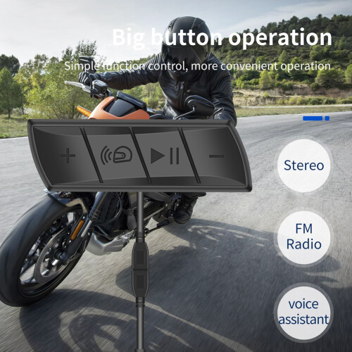 Motorcycle Helmet Headset  5.0 Intercom Wireless Earphone Stereo with Mic Noise Reduction Headphone,M7 2