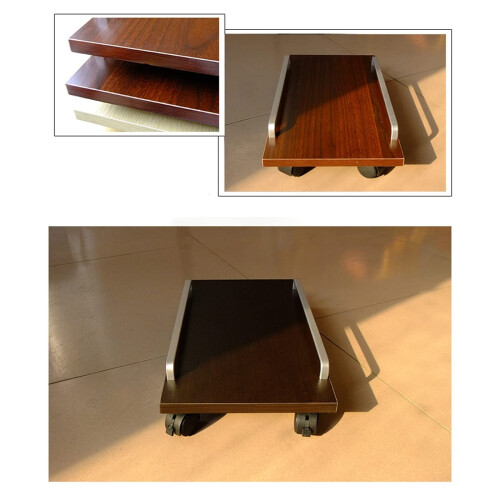 CPU Stand with Wheels, Enhanced Airflow Design Computer Tower Holder, Compact UnderDesk Fit for Home Office 2