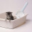 Paletta per lettiera con supporto, in plastica ABS resistente e con bordo largo e affilato, ideale per cani e gatti. 3