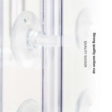 Kit di ingresso e uscita acqua per acquario da 16 mm con schiumatoio di superficie regolabile per acqua cristallina in acquari piantumati.