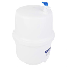 Serbatoio d'acqua pressurizzato da 3,2 galloni per sistemi a osmosi inversa, in plastica ABS, pressione 50 Mpsi, valvola a tenuta stagna.