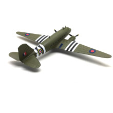 (UK)1/100 C-47 DC3 Transport Aircraft Plane Metal Diecast Plane Model Aircraft Model for Collection