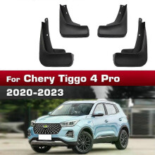 Compatible "For Chery Tiggo 4 pro 2020 2021 2022 2023 Fender Mudguard 4pcs/set Guard Splash Flap Mudguards