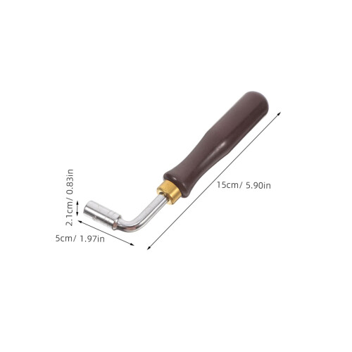 Professional Dulcimer Tuning Wrench with Ergonomic Grip for Precise String Adjustment 1