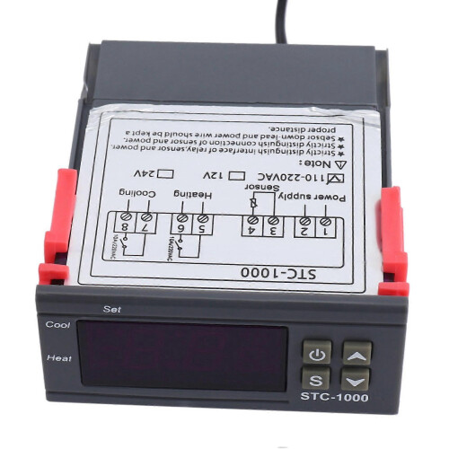 3-Pack Digital Temperature Controller with 1 Accuracy for 220V Aquarium, Chicken Incubator 1