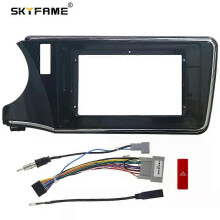 (Frame Cable(LHD))Applies to Car Frame Fascia Adapter Android Radio Dash Fitting Panel Kit For Honda
