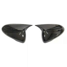 (Gloss Black)Applies to For KIA K3 Cerato Forte 2019 - 2022 Rearview Side Mirror Cover Wing Cap Exterior