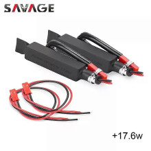 (2 pcs 17.6w)Applies to Motorcycle Indicator 12V Load Resistors LED Decoder Fix Error Fast Flash Turn