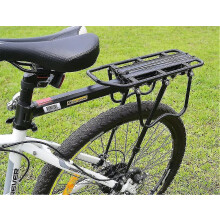 Achterdrager Fietsenstang 55 cm Compatibel met Stuurpen 22-33 mm, Aluminium Frame 110 lbs Draagvermogen