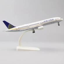 (B787 UNITED)19cm Plane Toy Model Air American Airlines UNITED Boeing 787 Airways Airplane Toy Alloy