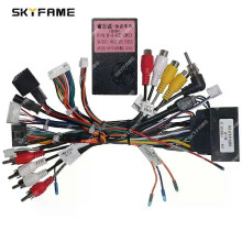 Applies to 9.7 Inch Car 16pin Wiring Harness Adapter Canbus Box Decode Tesla Android Radio Power Cabler